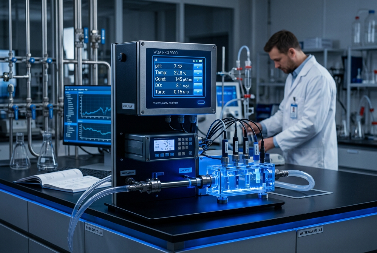 Water quality measurement instruments and sensors